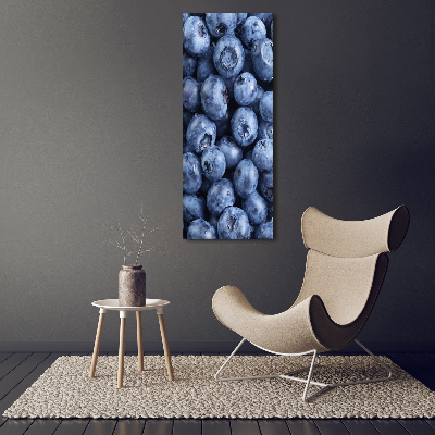 Cuadro de metacrilato moderno efecto cristal vertical Bayas
