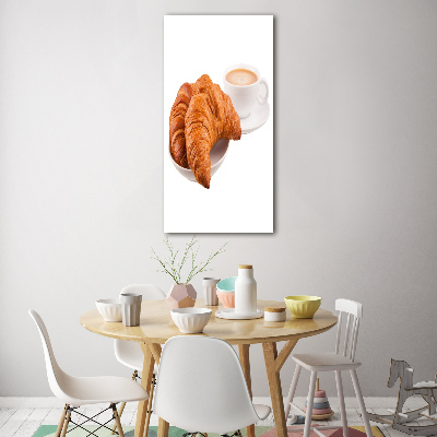 Cuadro decorativo en acrílico brillante vertical Desayuno