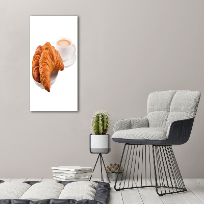 Cuadro decorativo en acrílico brillante vertical Desayuno