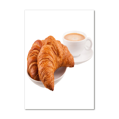 Cuadro decorativo en acrílico brillante vertical Desayuno