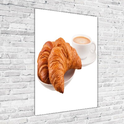 Cuadro decorativo en acrílico brillante vertical Desayuno