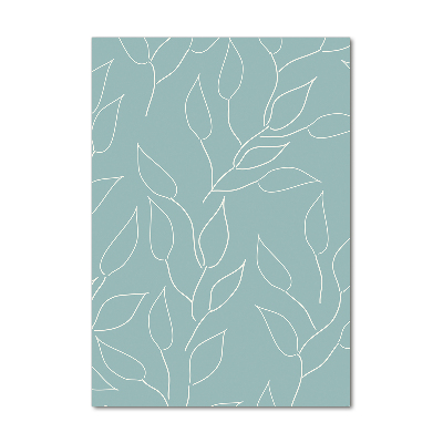 Obraz zdjęcie szkło akryl pionowy Liście