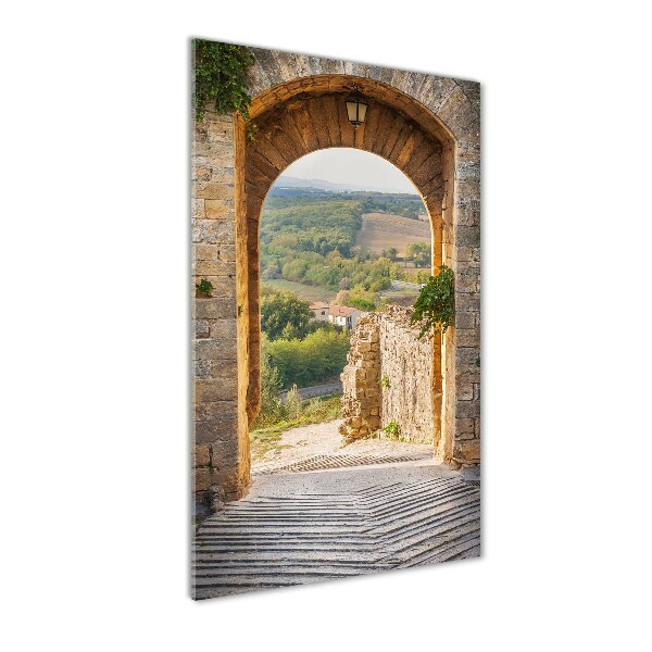 Cuadro de metacrilato vertical Toscana, Italia
