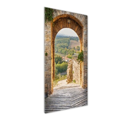 Cuadro de metacrilato vertical Toscana, Italia