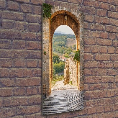 Cuadro de metacrilato vertical Toscana, Italia