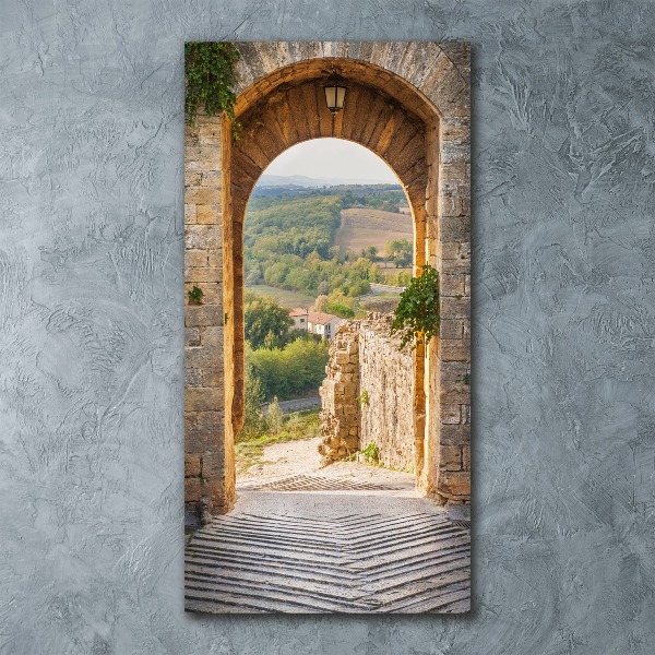 Cuadro de metacrilato vertical Toscana, Italia