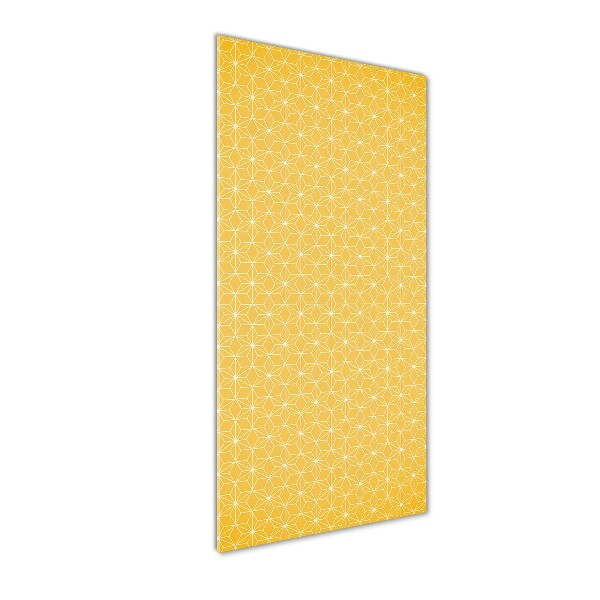 Cuadro de metacrilato moderno efecto cristal vertical Estrellas