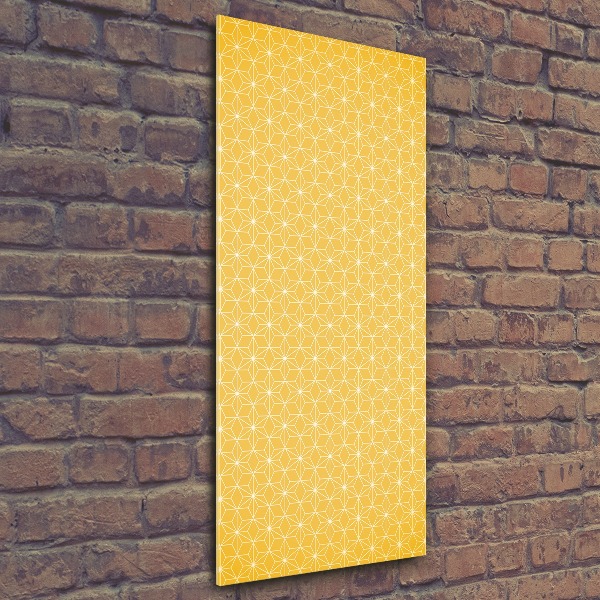 Cuadro de metacrilato moderno efecto cristal vertical Estrellas