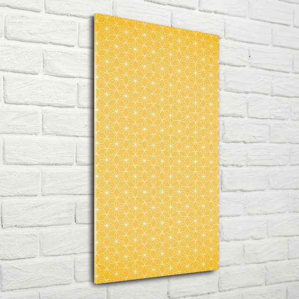 Cuadro de metacrilato moderno efecto cristal vertical Estrellas
