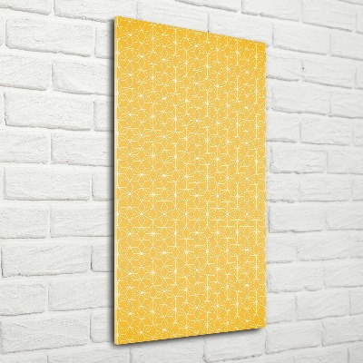 Cuadro de metacrilato moderno efecto cristal vertical Estrellas