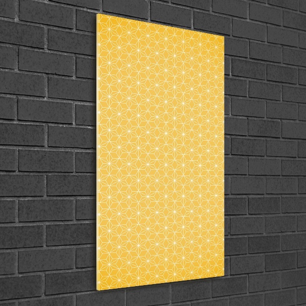 Cuadro de metacrilato moderno efecto cristal vertical Estrellas