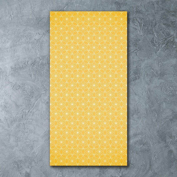 Cuadro de metacrilato moderno efecto cristal vertical Estrellas