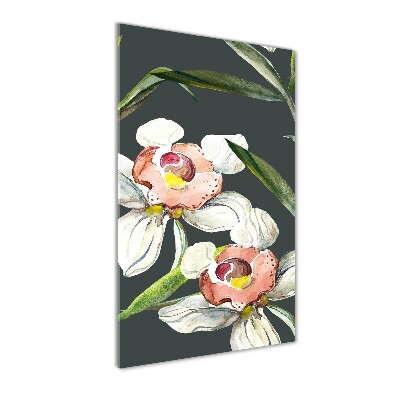 Cuadro de metacrilato vertical Patrón floral