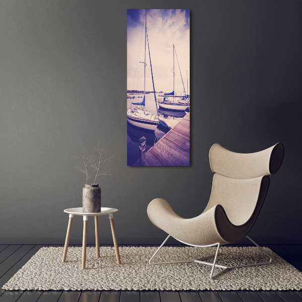 Cuadro de metacrilato moderno efecto cristal vertical Yates