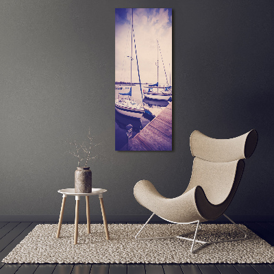 Cuadro de metacrilato moderno efecto cristal vertical Yates