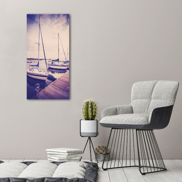Cuadro de metacrilato moderno efecto cristal vertical Yates