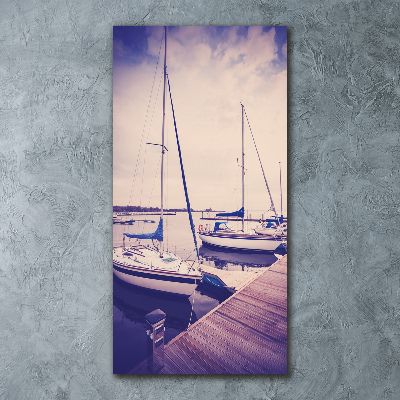 Cuadro de metacrilato moderno efecto cristal vertical Yates