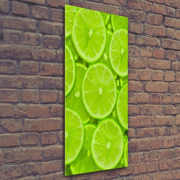 Cuadro decorativo en acrílico brillante vertical Limas
