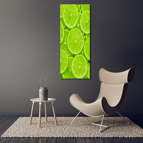 Cuadro decorativo en acrílico brillante vertical Limas