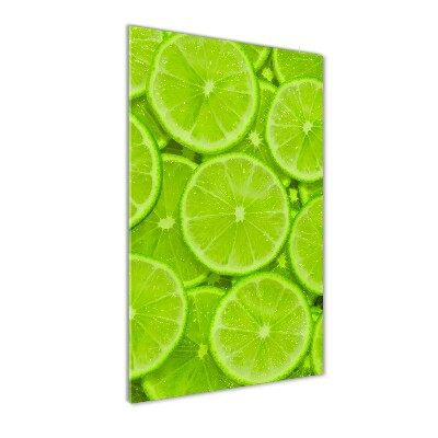 Cuadro decorativo en acrílico brillante vertical Limas