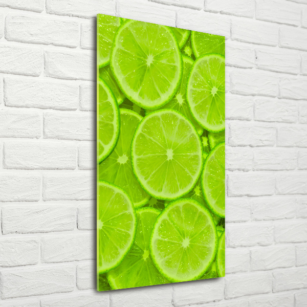 Cuadro decorativo en acrílico brillante vertical Limas