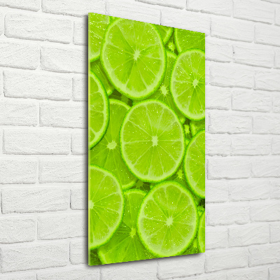 Cuadro decorativo en acrílico brillante vertical Limas