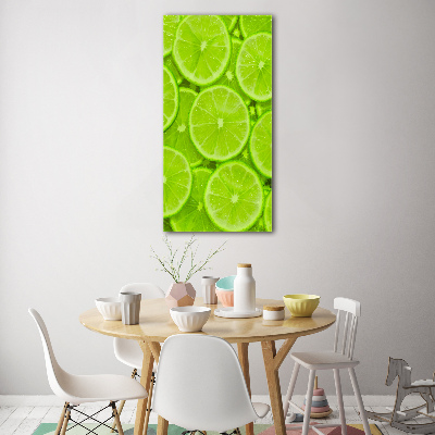 Cuadro decorativo en acrílico brillante vertical Limas