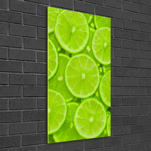 Cuadro decorativo en acrílico brillante vertical Limas
