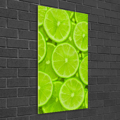 Cuadro decorativo en acrílico brillante vertical Limas