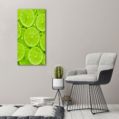 Cuadro decorativo en acrílico brillante vertical Limas
