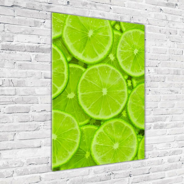 Cuadro decorativo en acrílico brillante vertical Limas