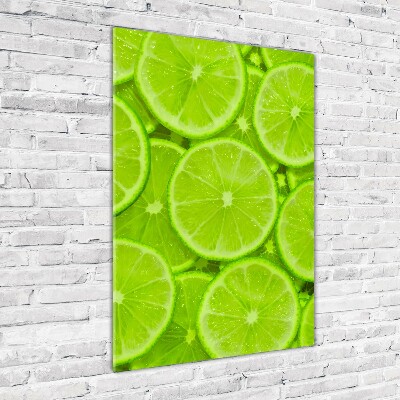 Cuadro decorativo en acrílico brillante vertical Limas