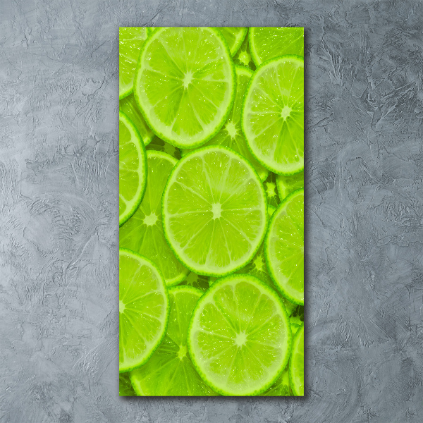 Cuadro decorativo en acrílico brillante vertical Limas