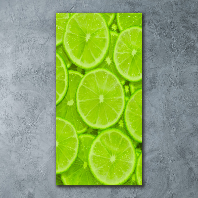 Cuadro decorativo en acrílico brillante vertical Limas