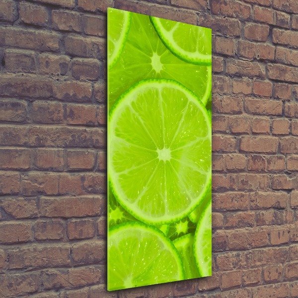 Cuadro de metacrilato moderno efecto cristal vertical Limas