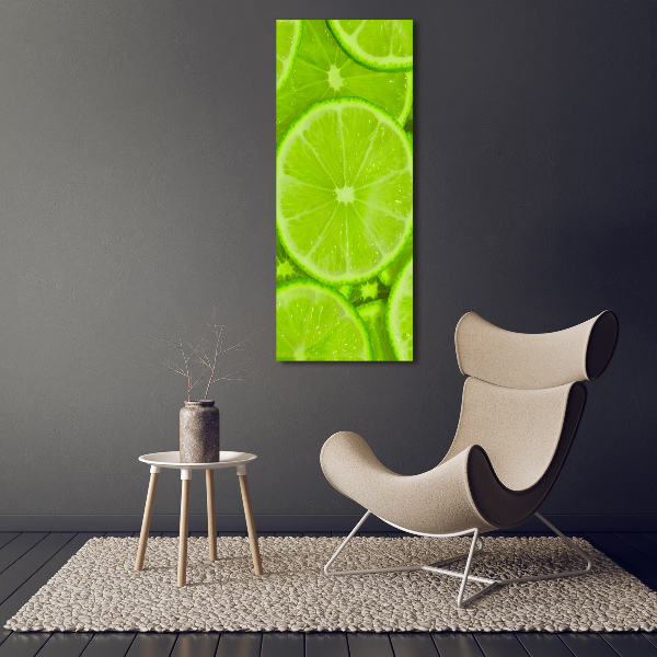 Cuadro de metacrilato moderno efecto cristal vertical Limas