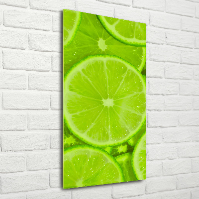Cuadro de metacrilato moderno efecto cristal vertical Limas