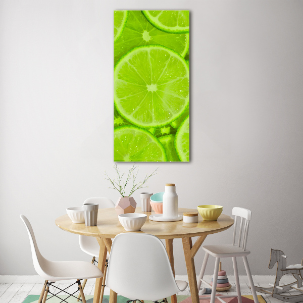 Cuadro de metacrilato moderno efecto cristal vertical Limas