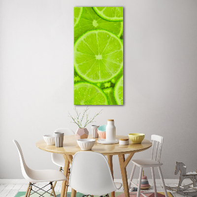 Cuadro de metacrilato moderno efecto cristal vertical Limas