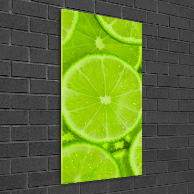 Cuadro de metacrilato moderno efecto cristal vertical Limas