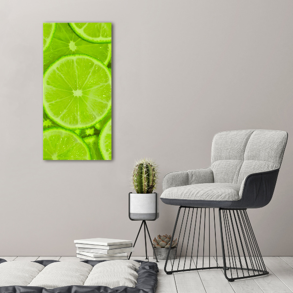 Cuadro de metacrilato moderno efecto cristal vertical Limas