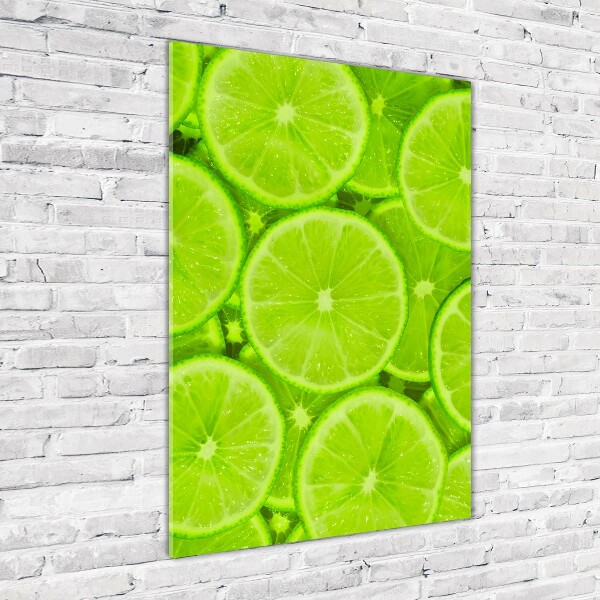 Cuadro de metacrilato moderno efecto cristal vertical Limas