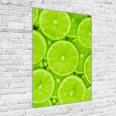 Cuadro de metacrilato moderno efecto cristal vertical Limas