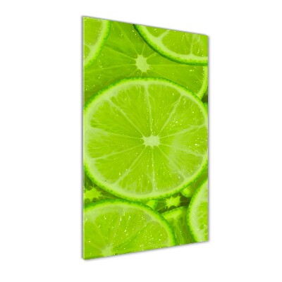 Cuadro de metacrilato moderno efecto cristal vertical Limas