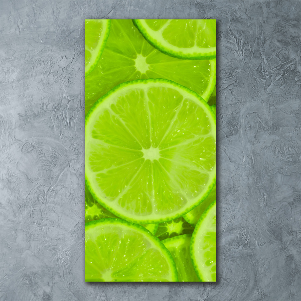 Cuadro de metacrilato moderno efecto cristal vertical Limas