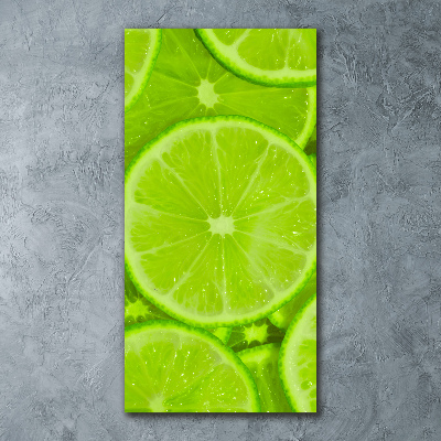 Cuadro de metacrilato moderno efecto cristal vertical Limas