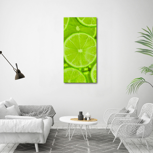 Cuadro de metacrilato moderno efecto cristal vertical Limas