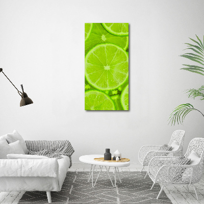 Cuadro de metacrilato moderno efecto cristal vertical Limas