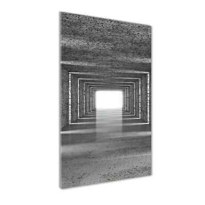 Cuadro de metacrilato vertical Túnel de ladrillos