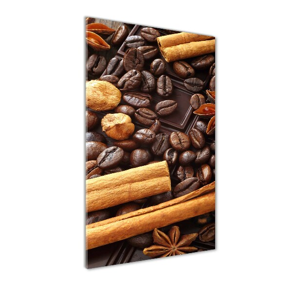 Cuadro de metacrilato vertical Chocolate oscuro
